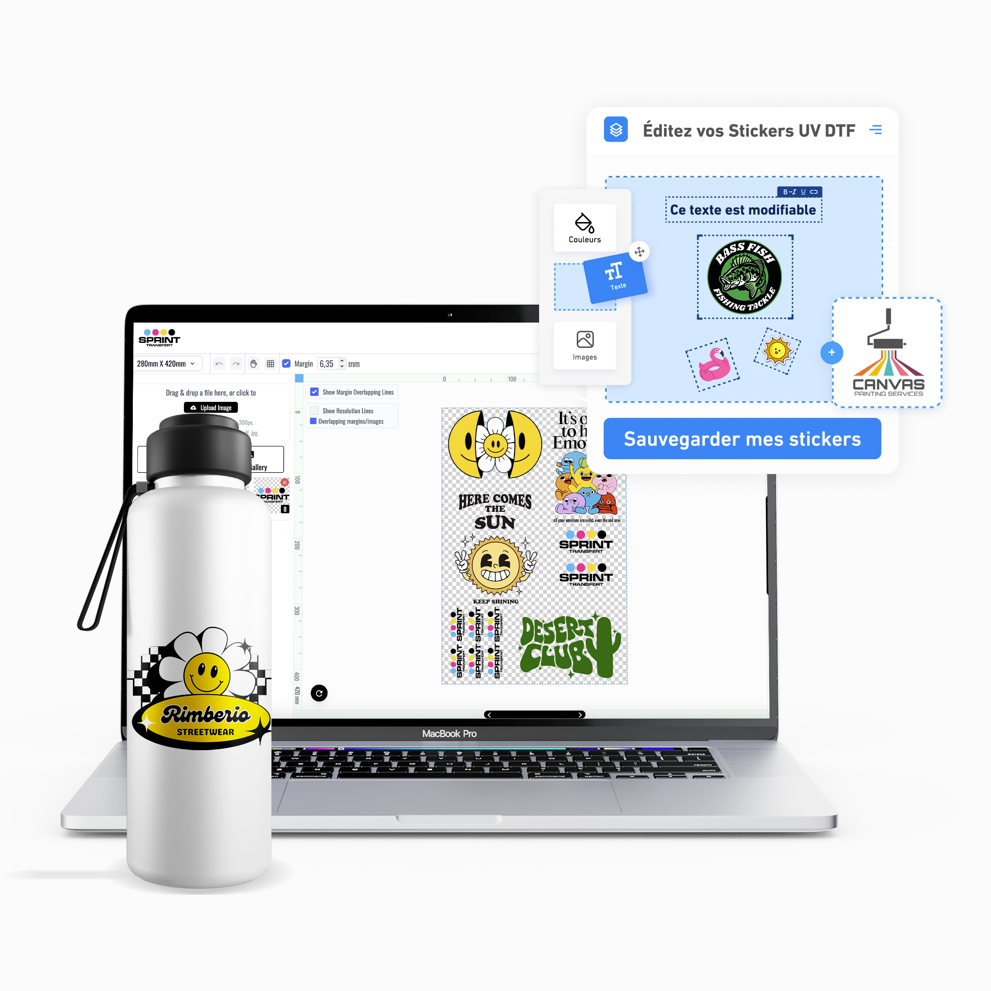 Éditeur Stickers UV DTF