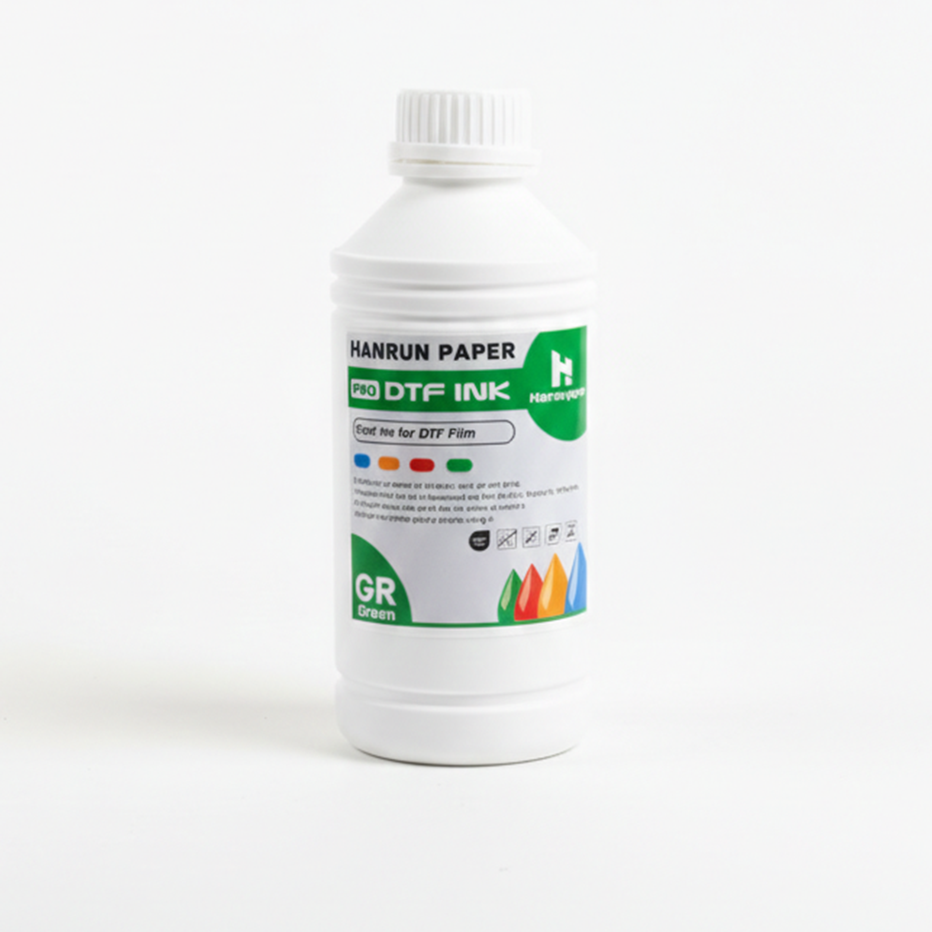 Encre RVBOR Hanrun PRO DTF - Orange, Bleu, Rouge, Vert (1L)