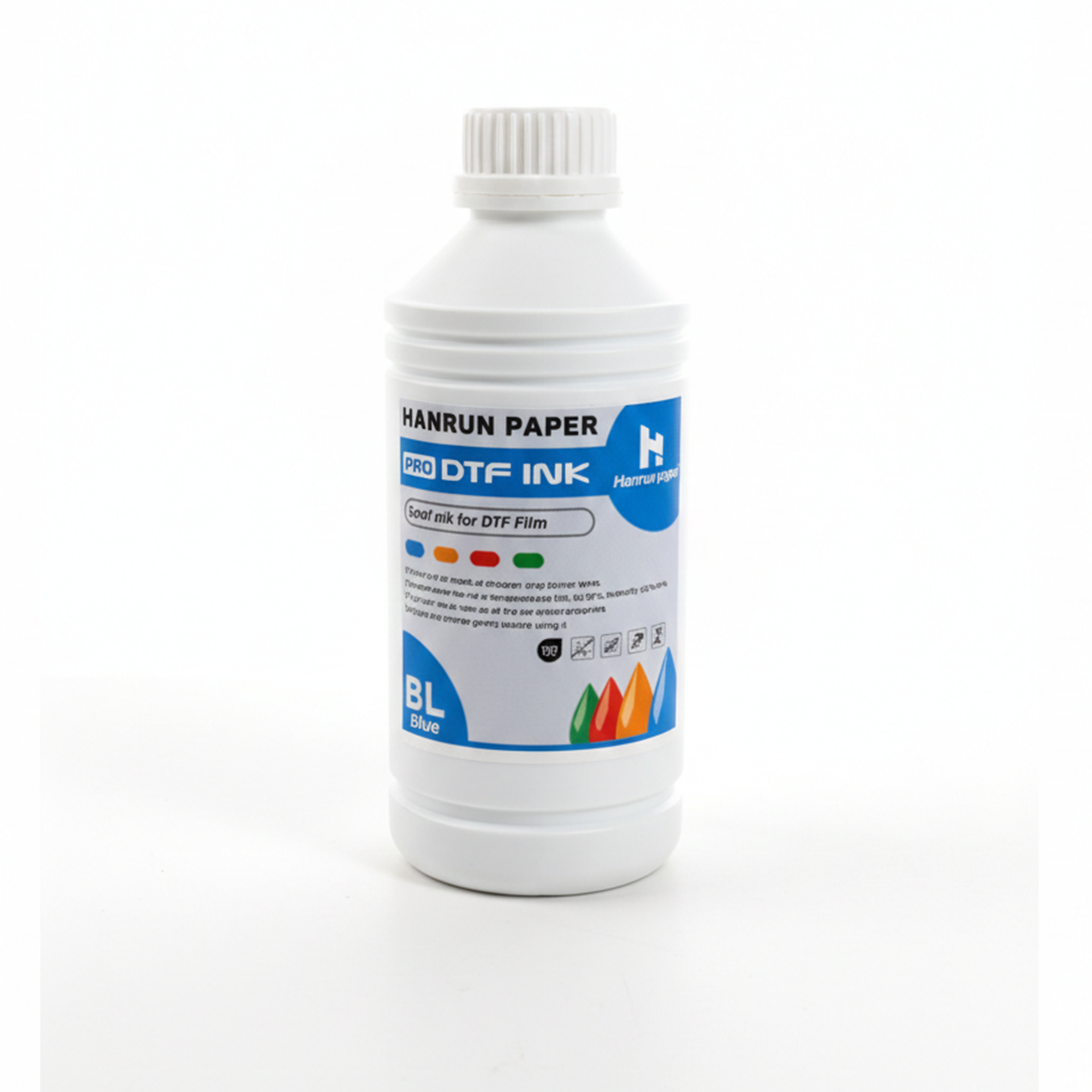 Encre RVBOR Hanrun PRO DTF - Orange, Bleu, Rouge, Vert (1L)