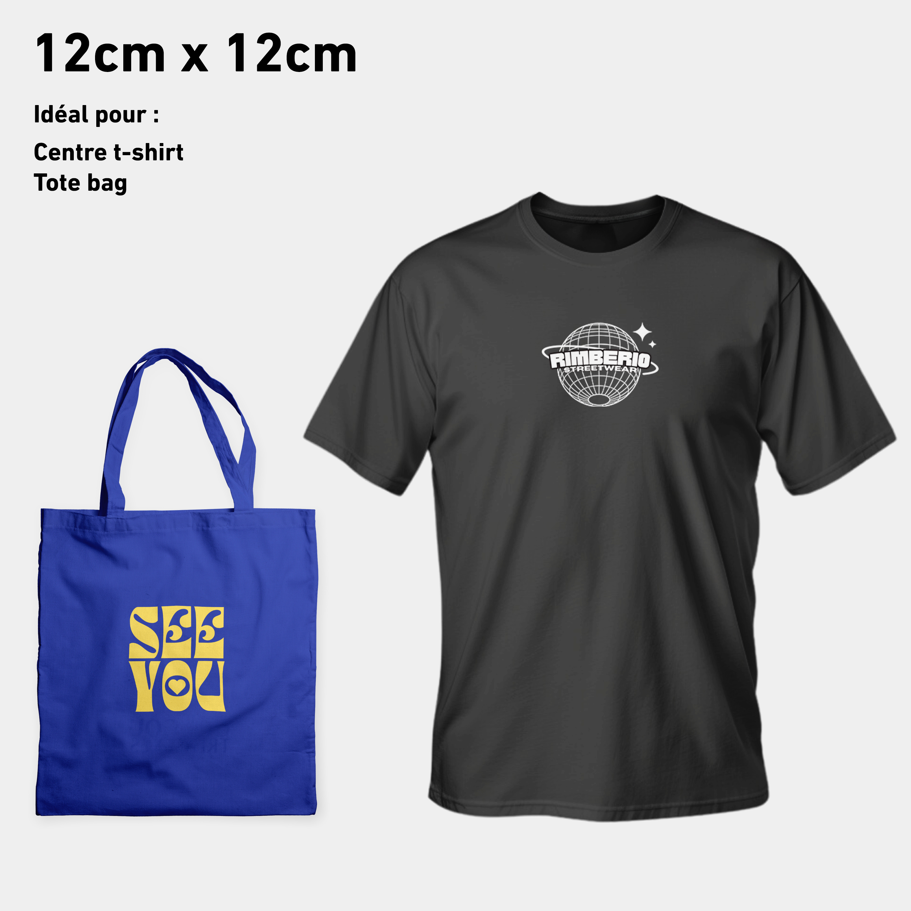 Transfert DTF - Par taille de visuel