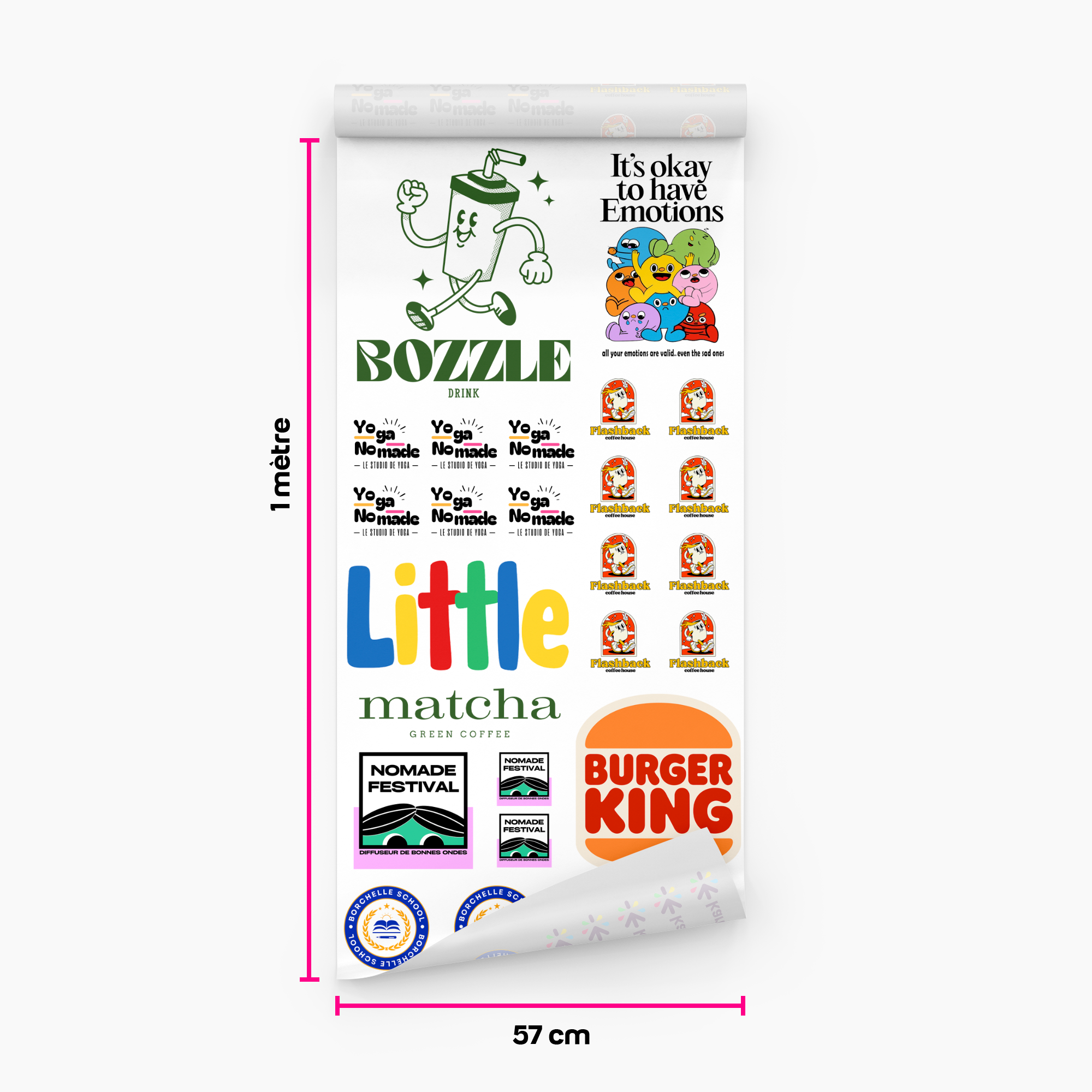 Sublimation pour textile - En planche