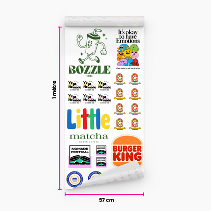 Sublimation pour textile - En planche