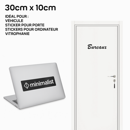 Stickers UV DTF - Par taille de visuel