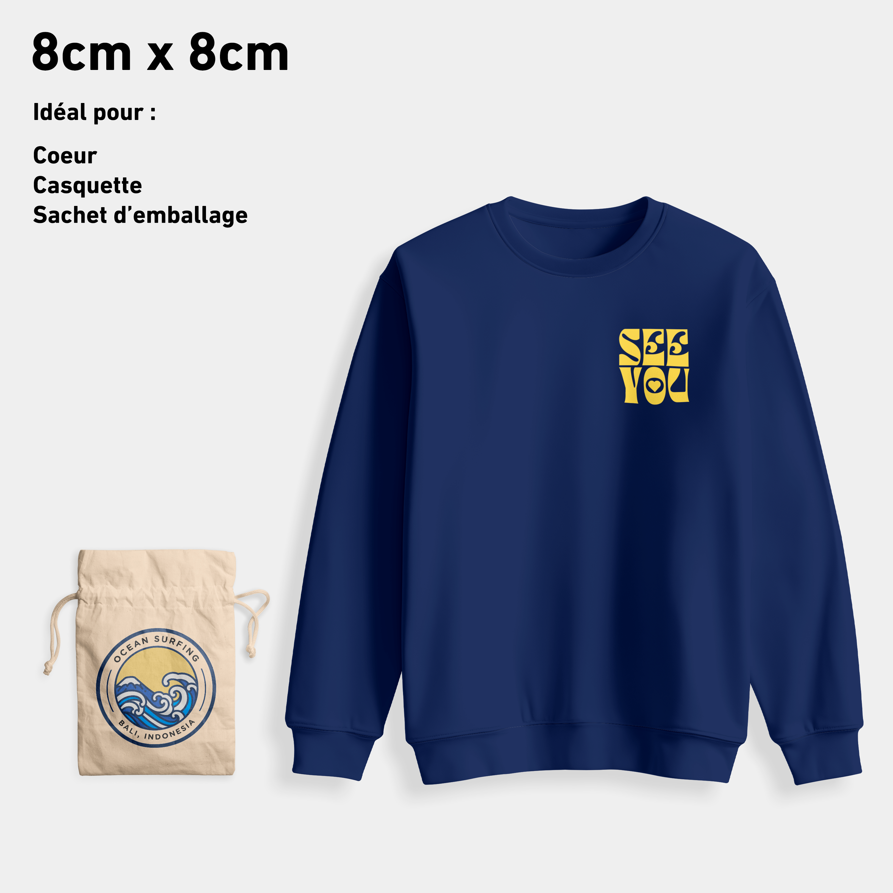 Transfert DTF - Par taille de visuel