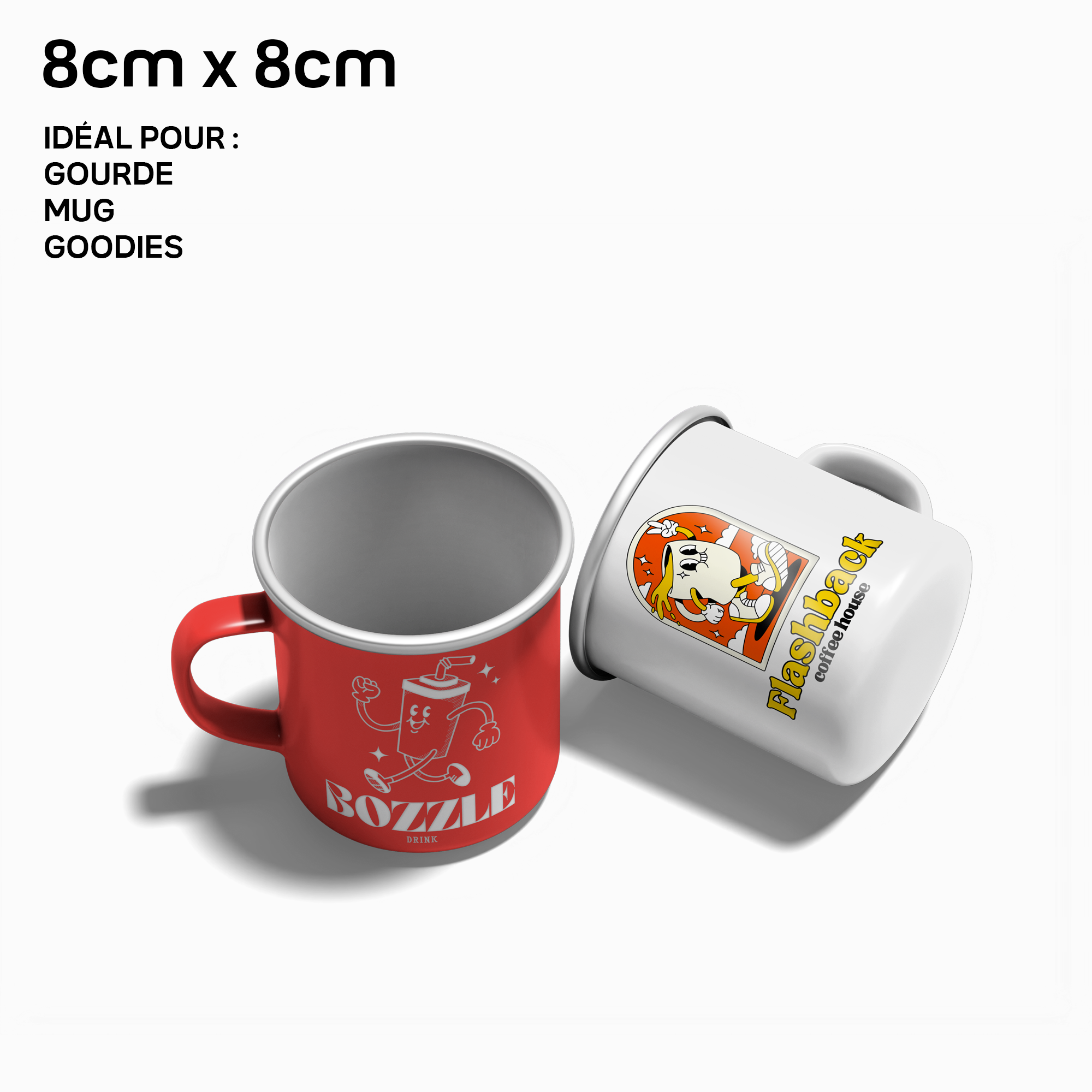 Stickers UV DTF - Par taille de visuel