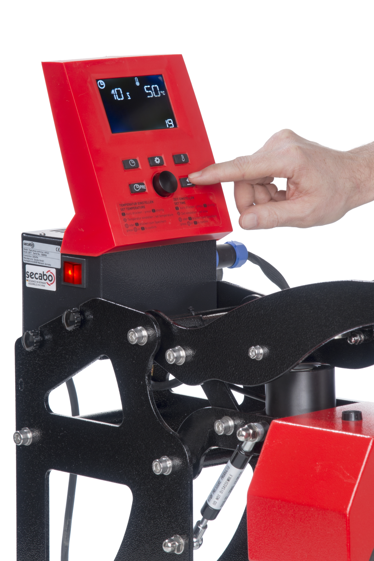Presse à casquette Automatique Secabo TCC SMART