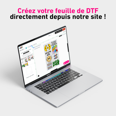 Éditeur de feuille DTF - Délais Express 24h - Sprint Transfert