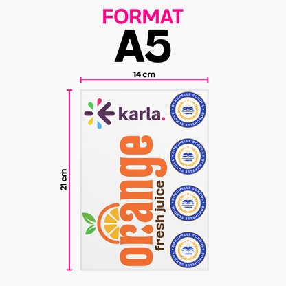 Stickers UV DTF - En planche