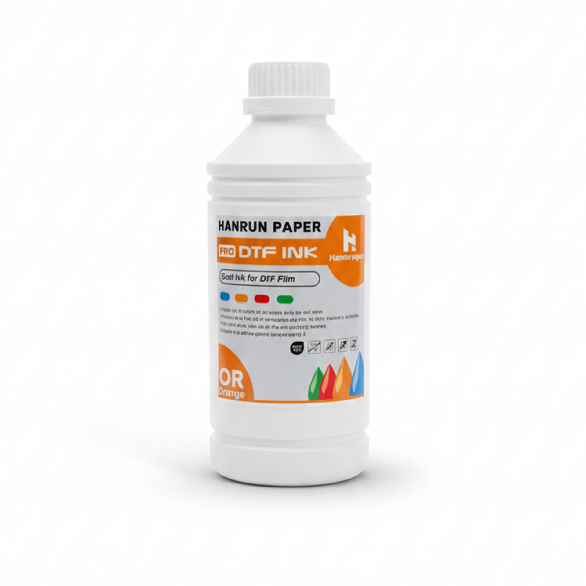 Encre RVBOR Hanrun PRO DTF - Orange, Bleu, Rouge, Vert (1L)