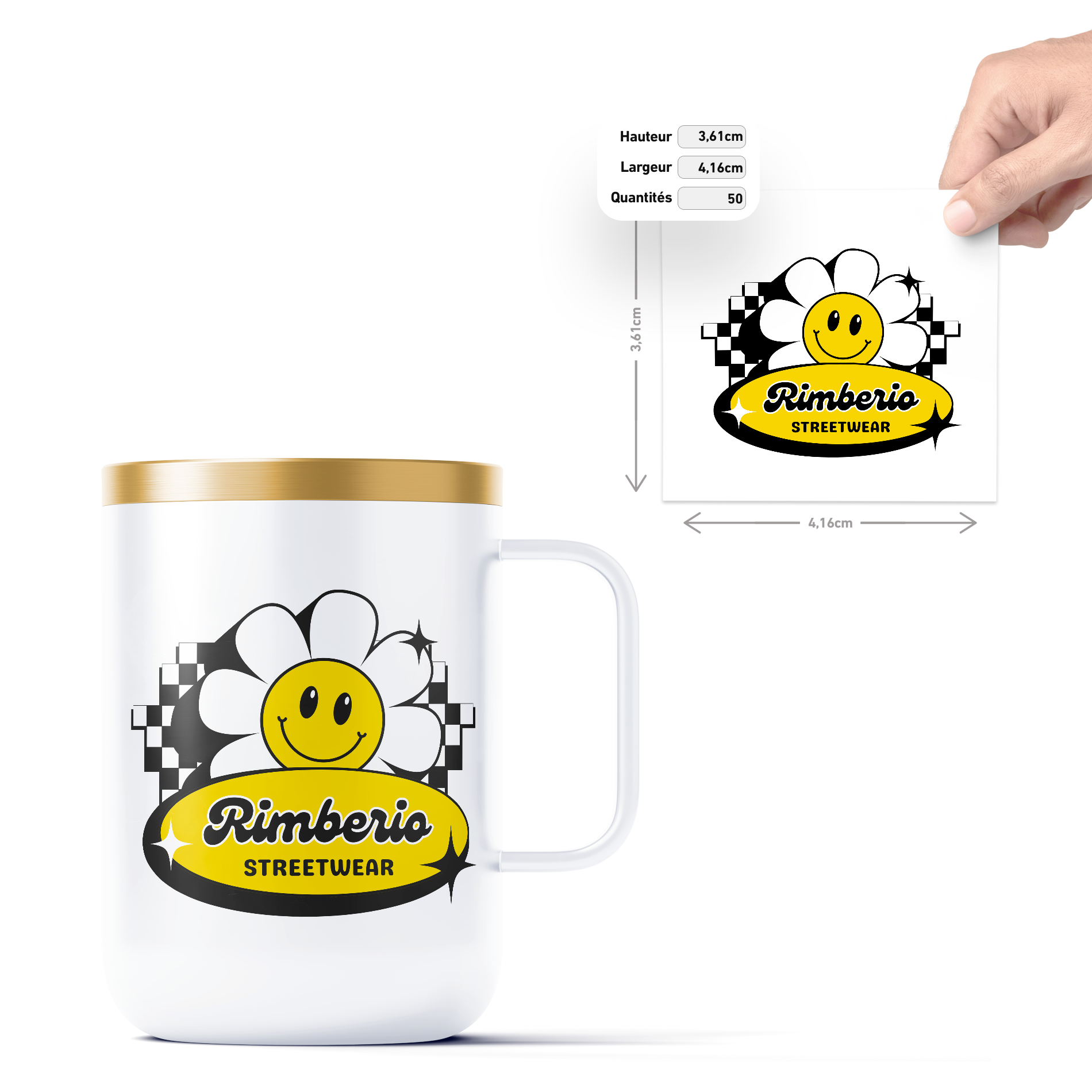 Sublimation pour objet - Par taille de visuel